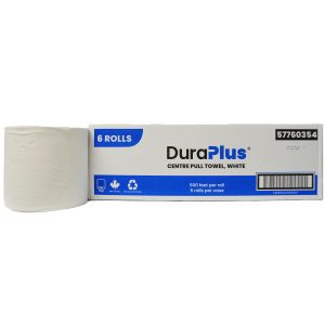 DuraPlus Centre Pull Hand Towel, 500 Ft, Kraft, 1 Ply, 6 Rolls/Case