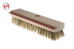 AGF 336 Deck Brush W/ Rubber Squeegee, 11 in Block