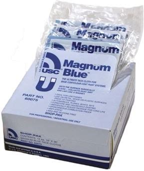 USC Magnum Blue Tack Cloth, PKG OF 12