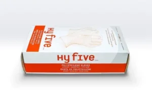 Hy-Five™ Polyethylene Gloves, Large, White, 100/Box
