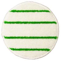 R & J Green / White Blended, Scrubber Bonnet Pad 17'' - #061